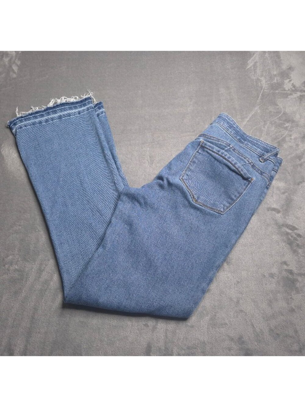 Democracy Womens "Ab" Technology Bootcut Jeans 8 Released Hem Mid Rise Stretch